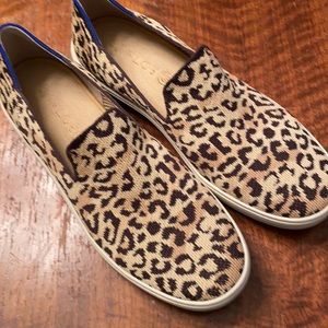 Rothys leopard slip on sneakers